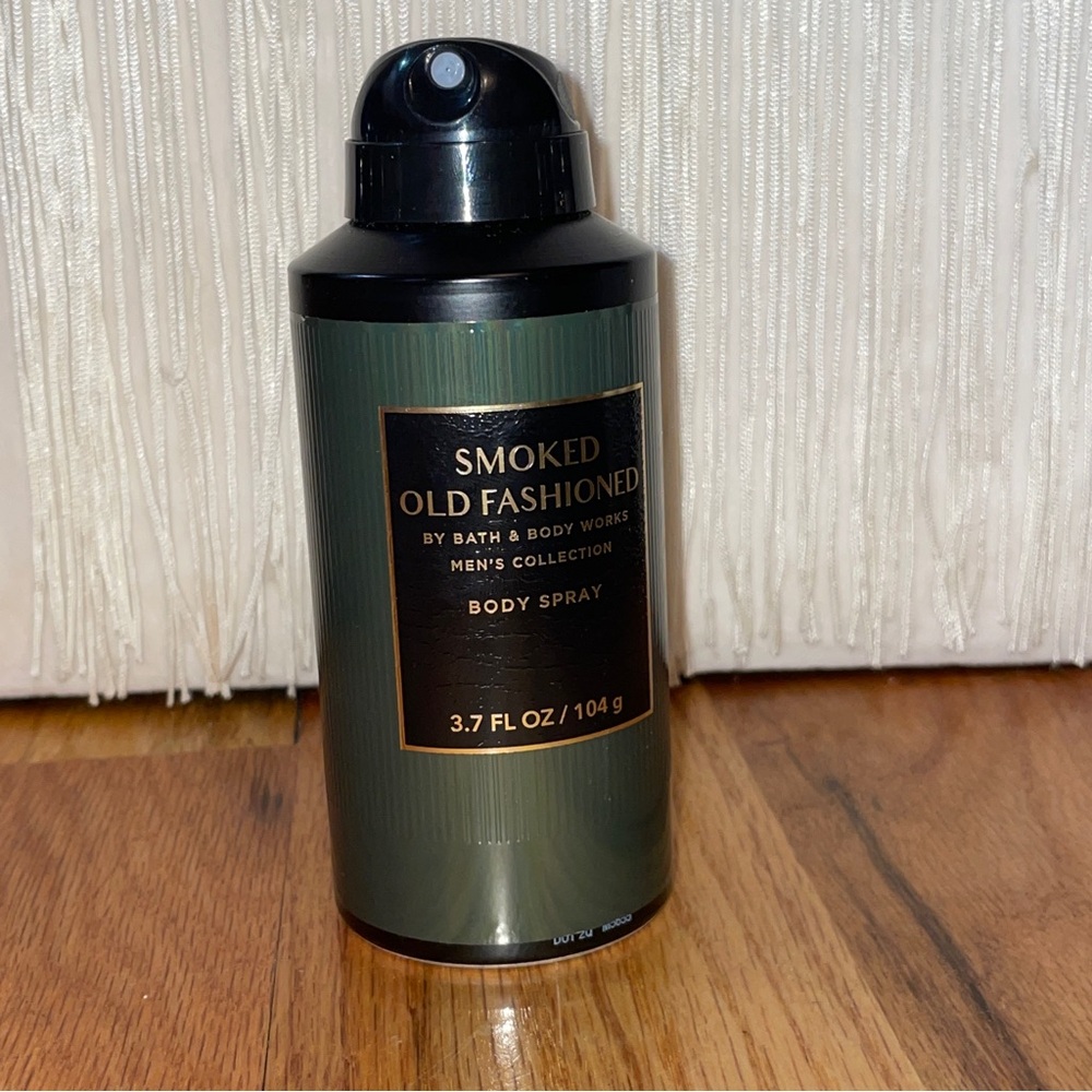 NEW Mens Bath & Body Works Smoked Old Fashioned Fragrance body Spray  3.7
